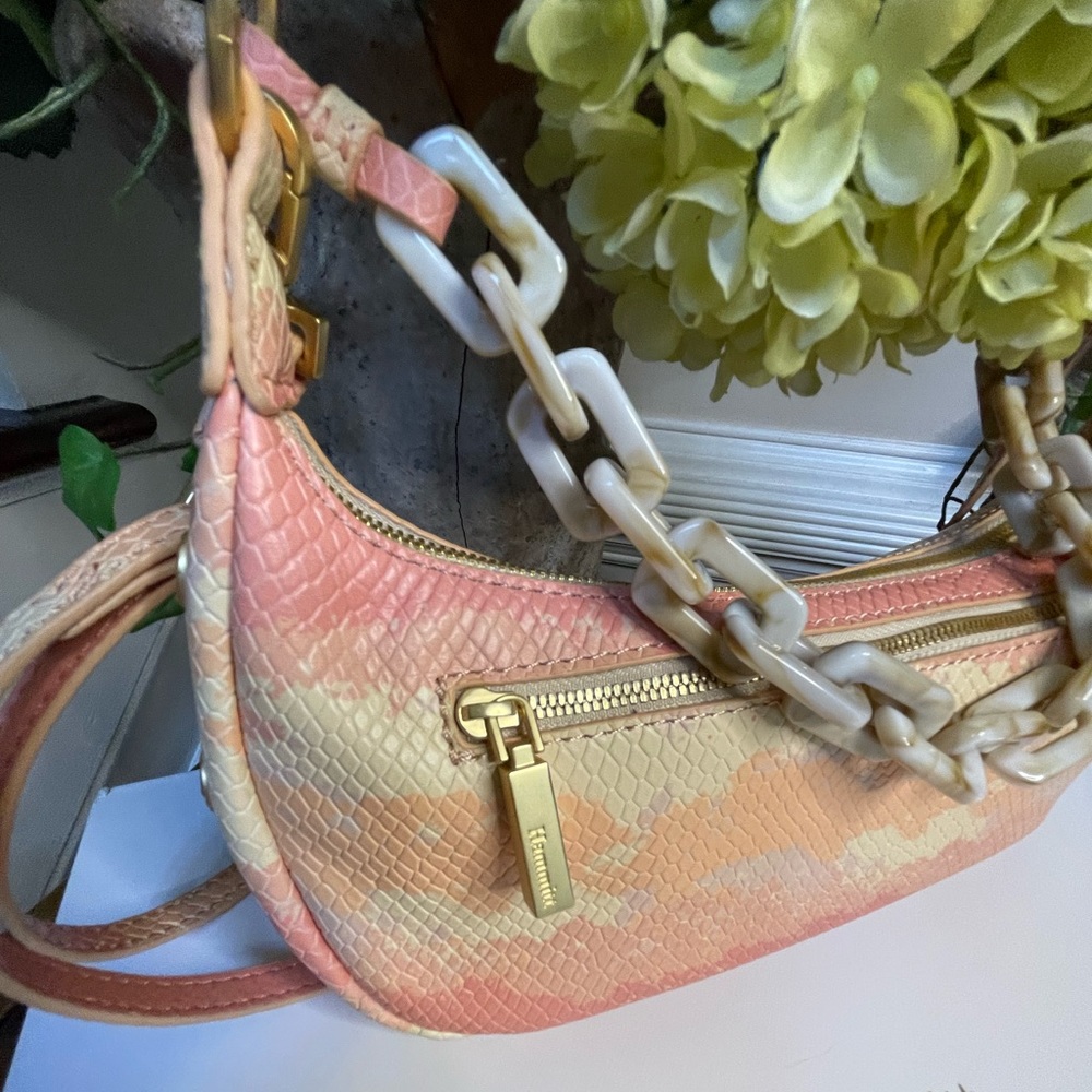 Hammitt Becker Small in Pink Himalayan Snake Leather - Picture 8 of 9